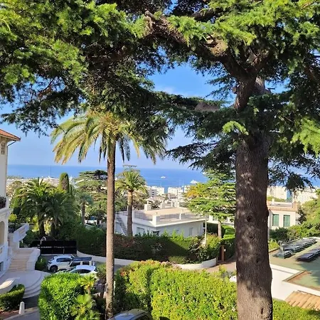 Grand T2 Vue Dans De Standing, Parking, Pointe Croisette Lägenhet Cannes